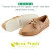 Wuzzos Branklet mens boat shoes in colour Tan pair of shoes image